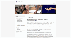 Desktop Screenshot of praevena.ch